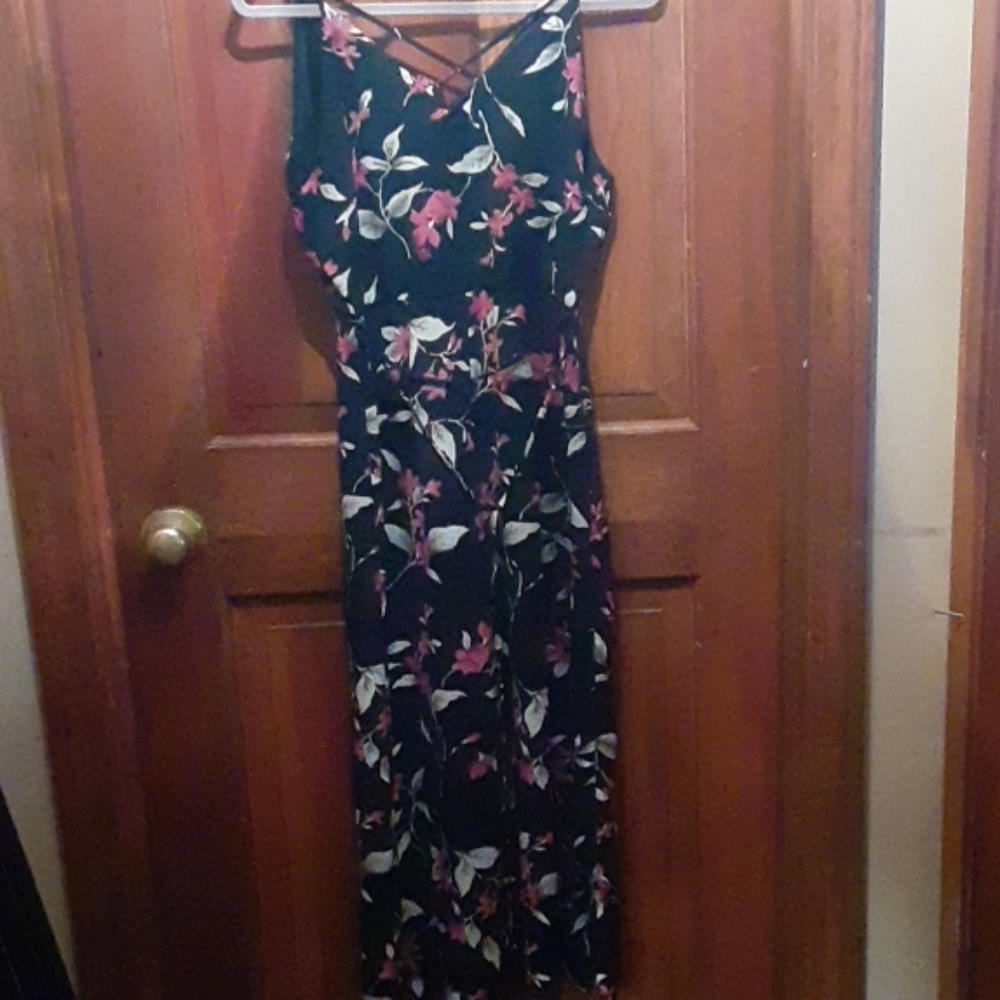 Flowred 3/4 length jumpsuit
